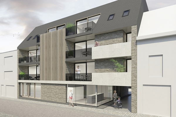 Nieuwe appartementen Meensesteenweg Roeselare