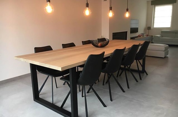 Eiken blokken | tafels | zuilen